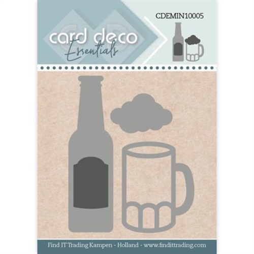 Card Deco dies mini Beer 4,2x5,3cm